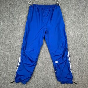 VTG Easton Track Pants Mens M Blue Sporty Windbreaker 90s Y2K Gorpcore